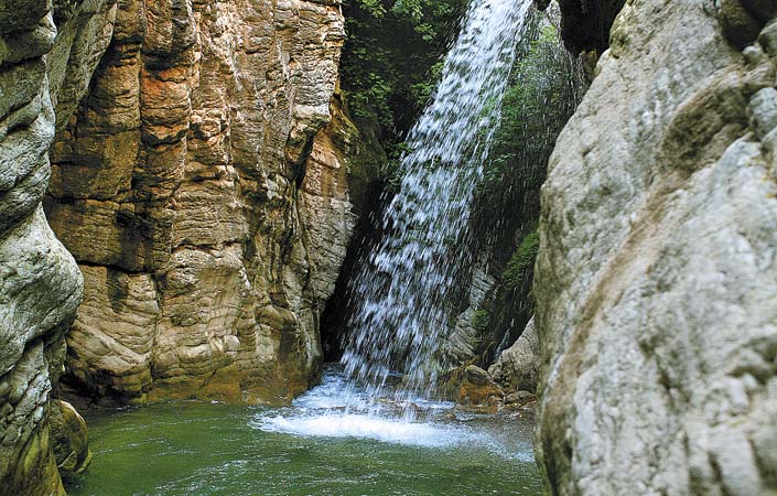 Messinia waterfall