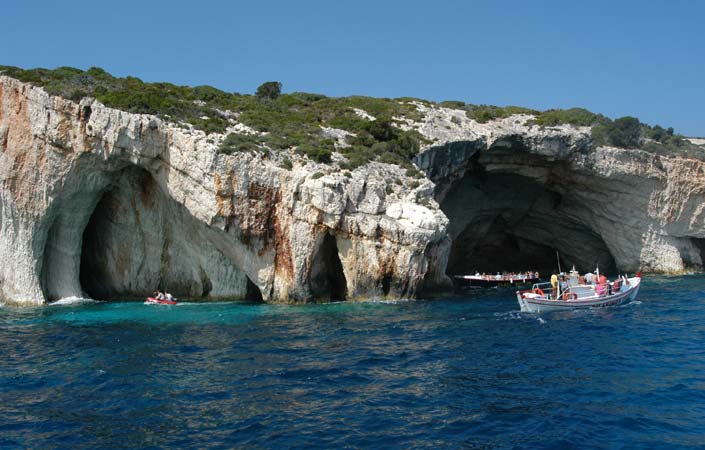 Ζάκυνθος Γαλάζιες Σπηλιές